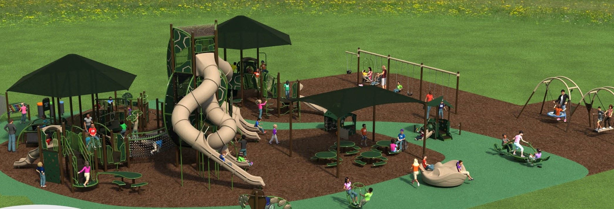 Kid Mountain Playground Design